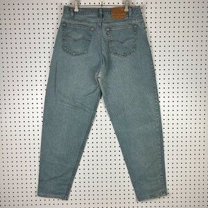 Levi's 560 Vtg Jeans Size 33x32 USA Blue Green Wash USA Tapered Wide Leg READ